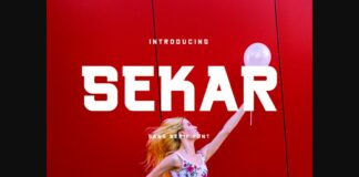 Sekar Font Poster 1