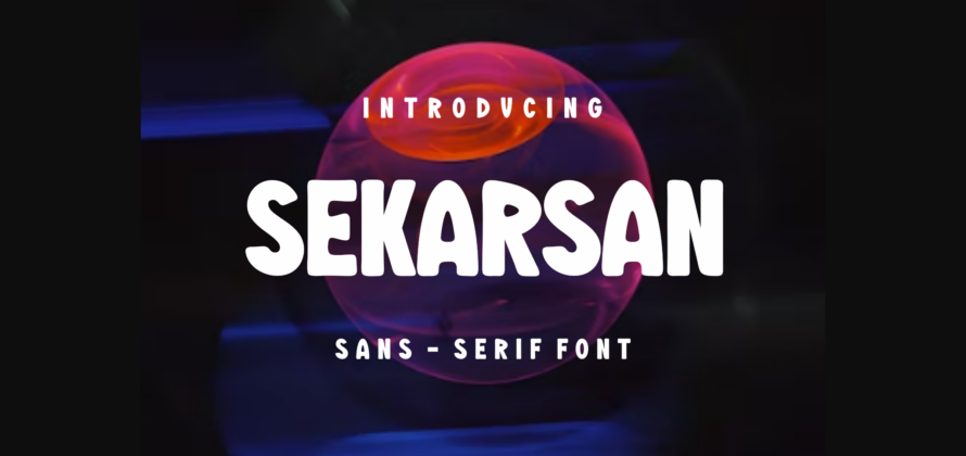 Sekarsan Font Poster 3