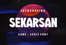 Sekarsan Font Poster 1