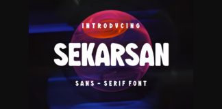 Sekarsan Font Poster 1