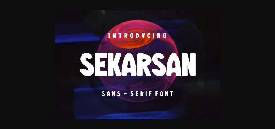 Sekarsan Font Poster 4