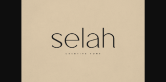 Selah Font Poster 1