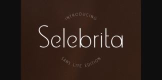 Selebrita Lite Font Poster 1