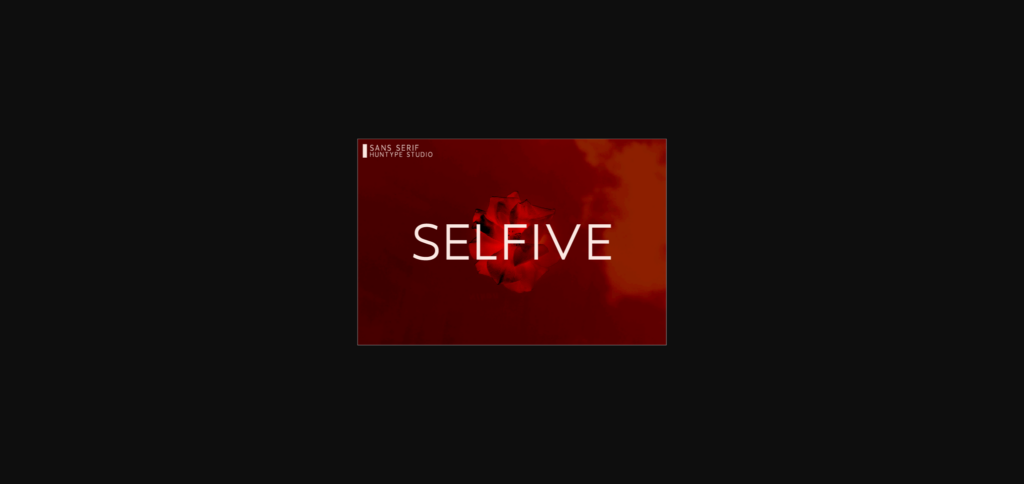 Selfive Font Poster 1