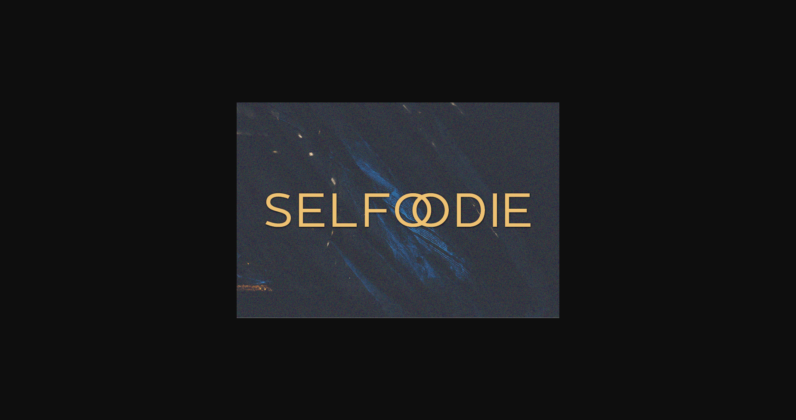Selfoodie Font Poster 3