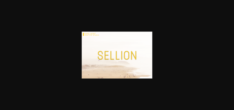 Sellion Font Poster 3