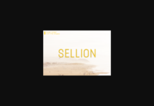 Sellion Font Poster 1