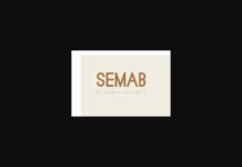 Semab Font Poster 1