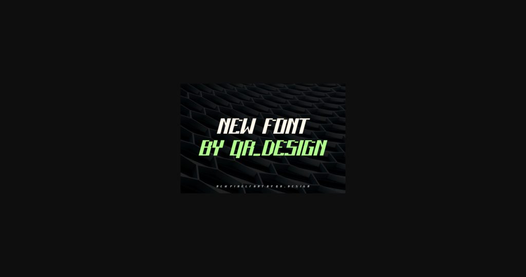 Semi Pixel  Font Poster 5