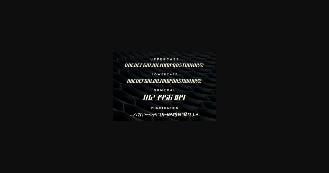 Semi Pixel  Font Poster 6