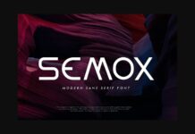 Semox Font Poster 1