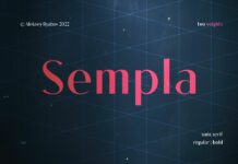 Sempla Font Poster 1