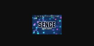 Sence Font Poster 1