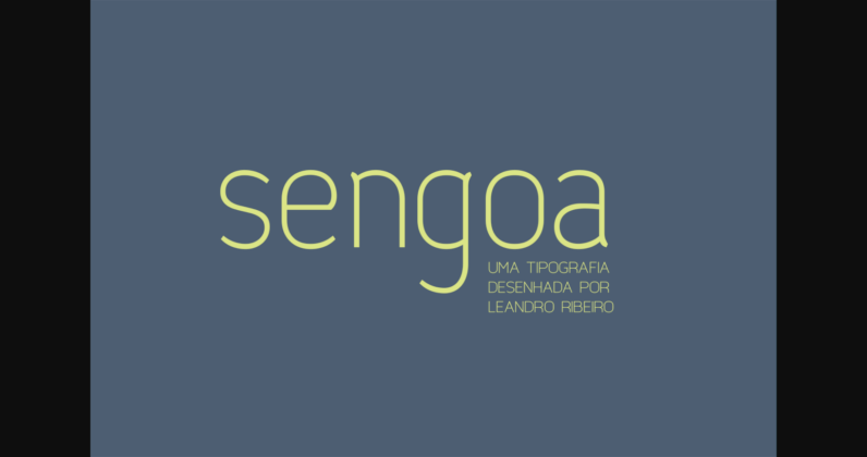 Sengoa Font Poster 3