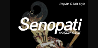 Senopati Font Poster 1