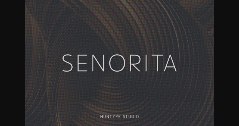 Senorita Font Poster 3