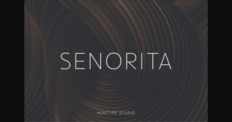 Senorita Font Poster 1