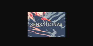 Sensational Font Poster 1