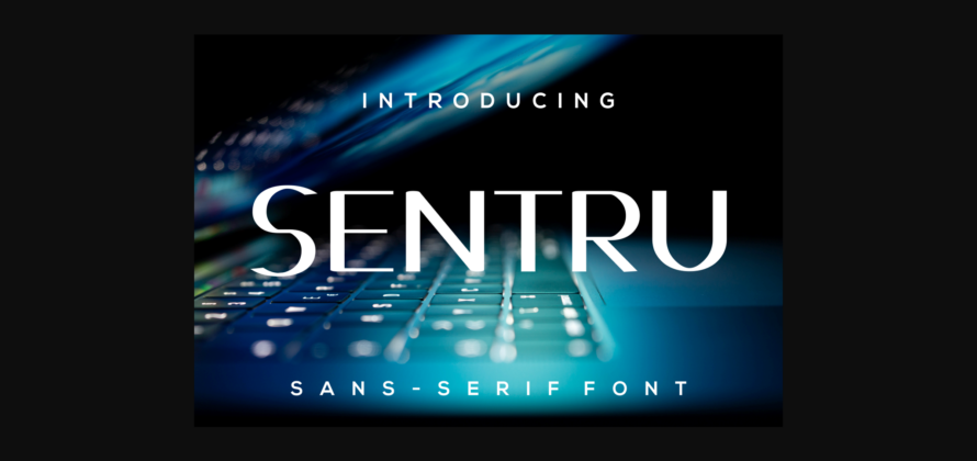 Sentru Font Poster 1