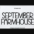 September Farmhouse Font