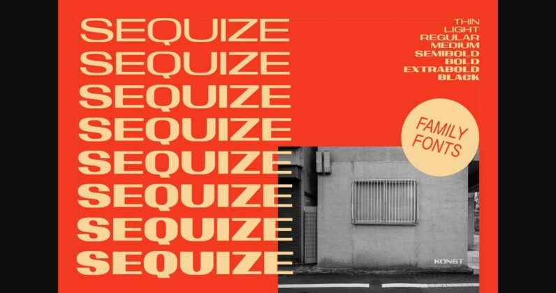 Sequize Font Poster 3