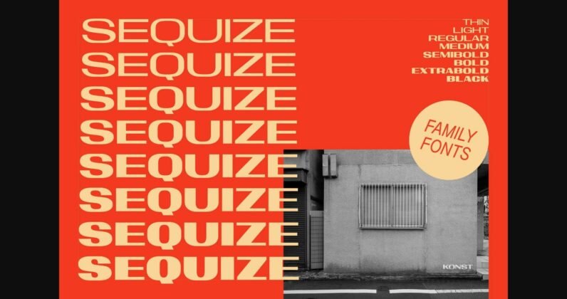 Sequize Font Poster 1