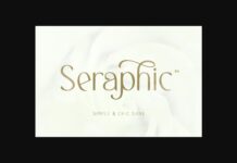 Seraphic Font Poster 1