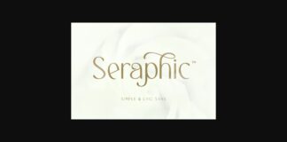 Seraphic Font Poster 1