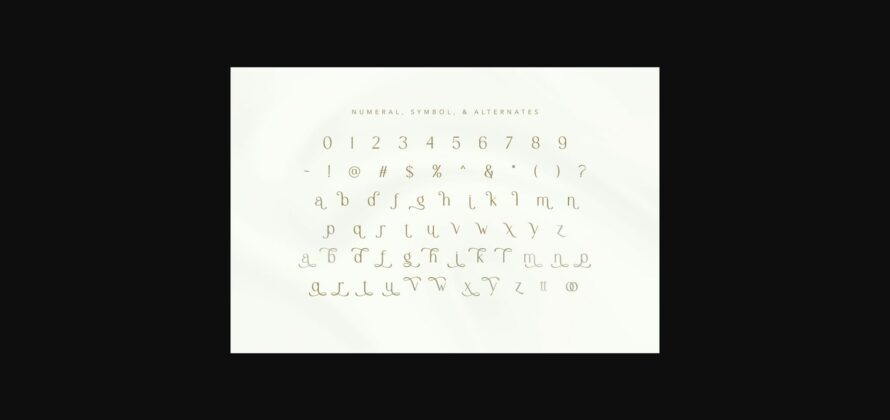 Seraphic Font Poster 11