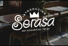 Serasa Font Poster 1