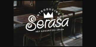 Serasa Font Poster 1