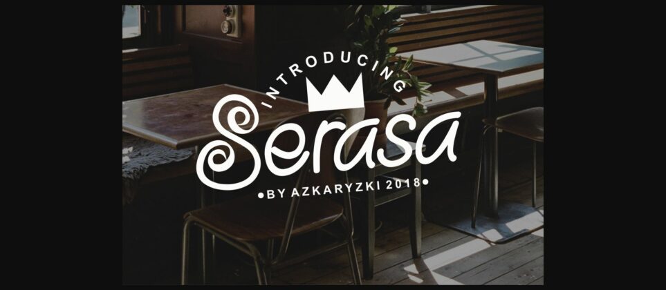 Serasa Font Poster 1