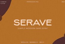 Serave Font Poster 1