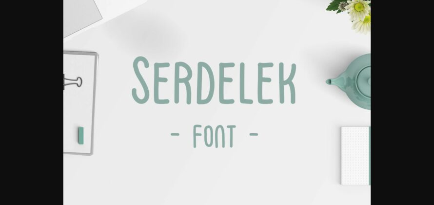 Serdelek Font Poster 1