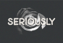 Seriously Font Seriously Font Poster 1