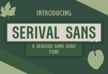 Serival Sans Font Poster 1