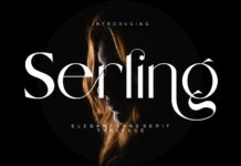 Serling Font Poster 1