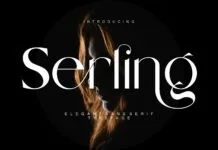 Serling Font Poster 1