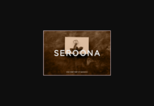 Seroona Font Poster 1