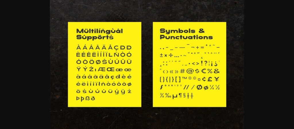 Servo Font Poster 9