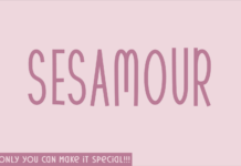 Sesamour Font Sesamour Font Poster 1
