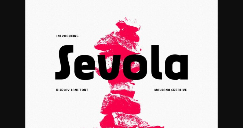 Sevola Font Poster 3