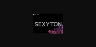 Sexyton Font Poster 1