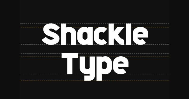 Shackle Font Poster 10