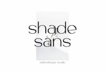 Shade Sans Font Poster 1