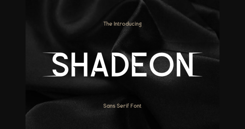 Shadeon Font Poster 3