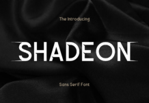 Shadeon Font Poster 1