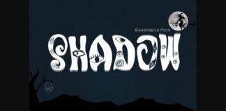 Shadow Font Poster 1