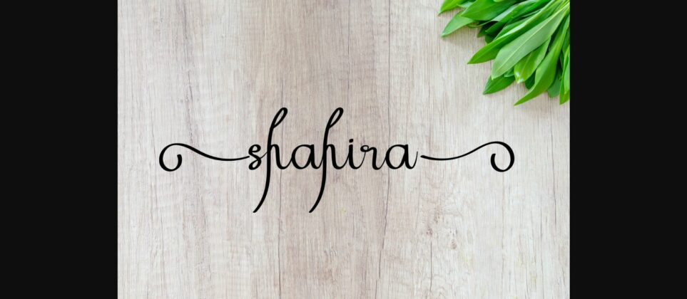 Shahira Font Poster 3