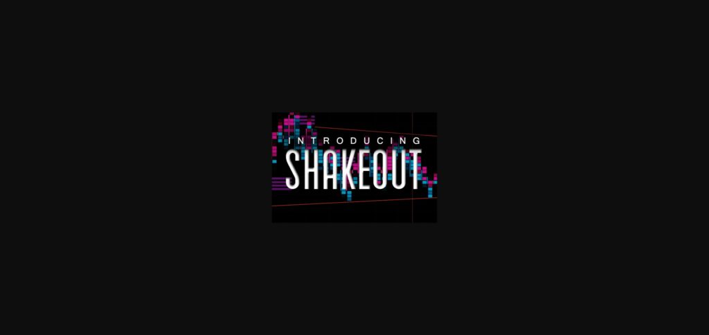 Shakeout Font Poster 3